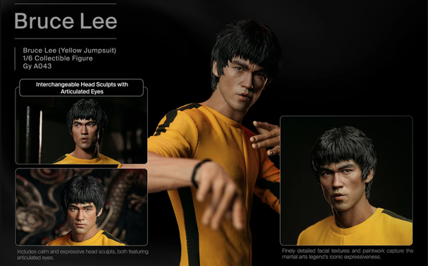 INART 1/6 Bruce Lee (Yellow Jumpsuit)
