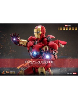 Hot Toys MMS825D72 1/6 Scale Iron Man Mark III (Armor Suit Up Version)