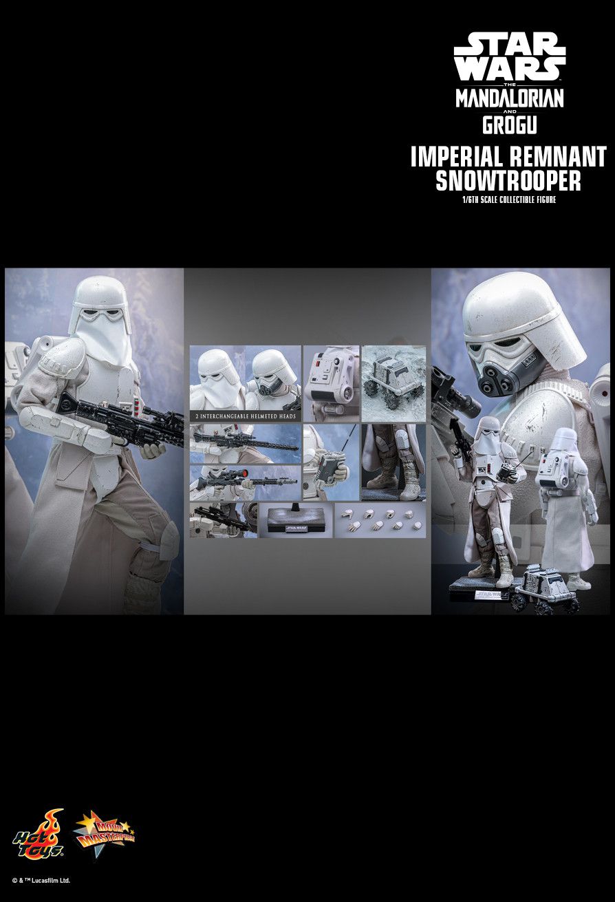 Hottoys Hot Toys 1/6 Scale MMS838 MMS 838 Star Wars The Mandalorian and Grogu - Imperial Remnant Snowtrooper Action Figure NEW