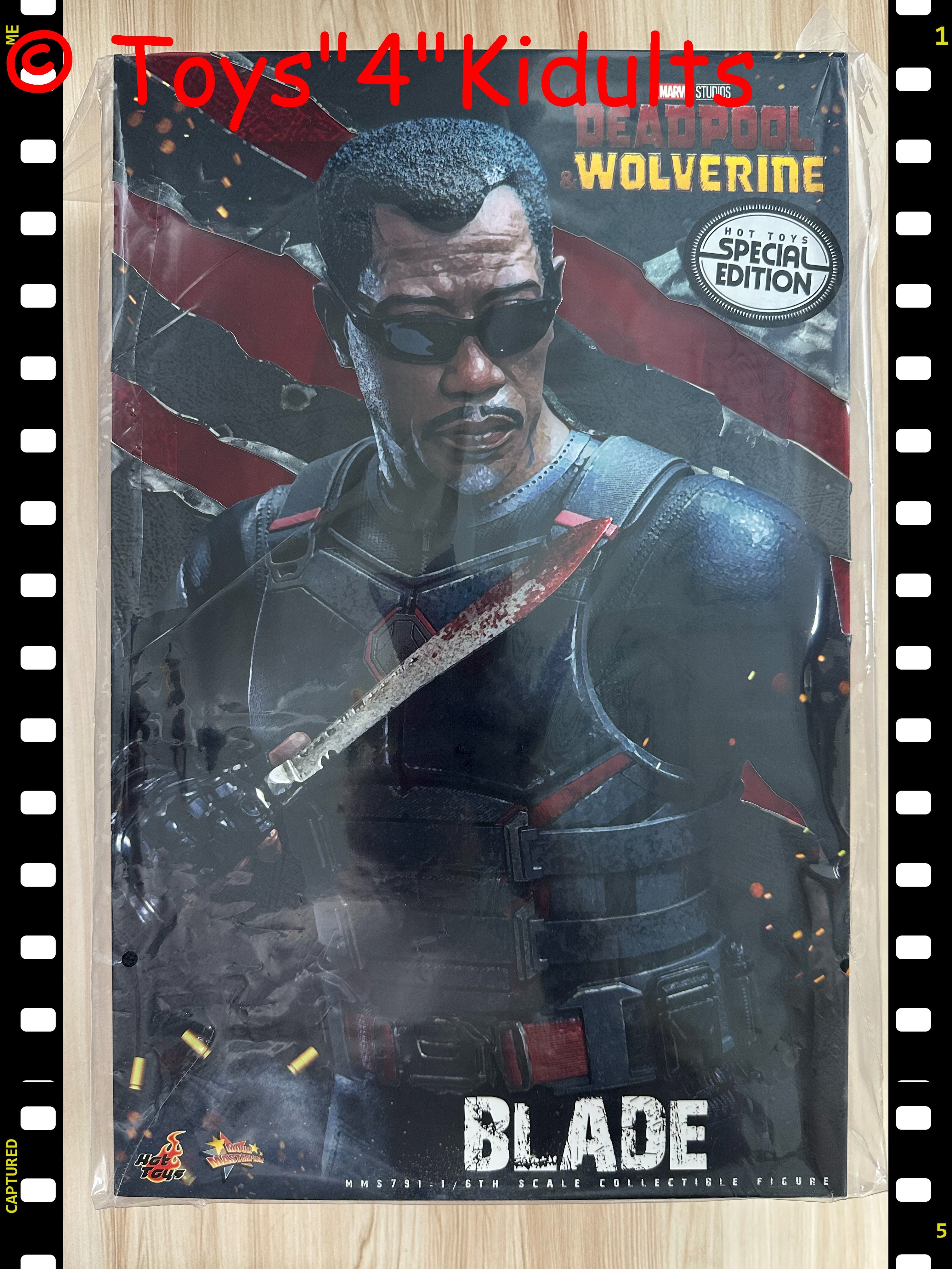 Hottoys Hot Toys 1/6 Scale MMS791B MMS 791B MMS791 MMS 791  Deadpool & Wolverine - Blade (Special Edition / First Edition) Action Figure NEW
