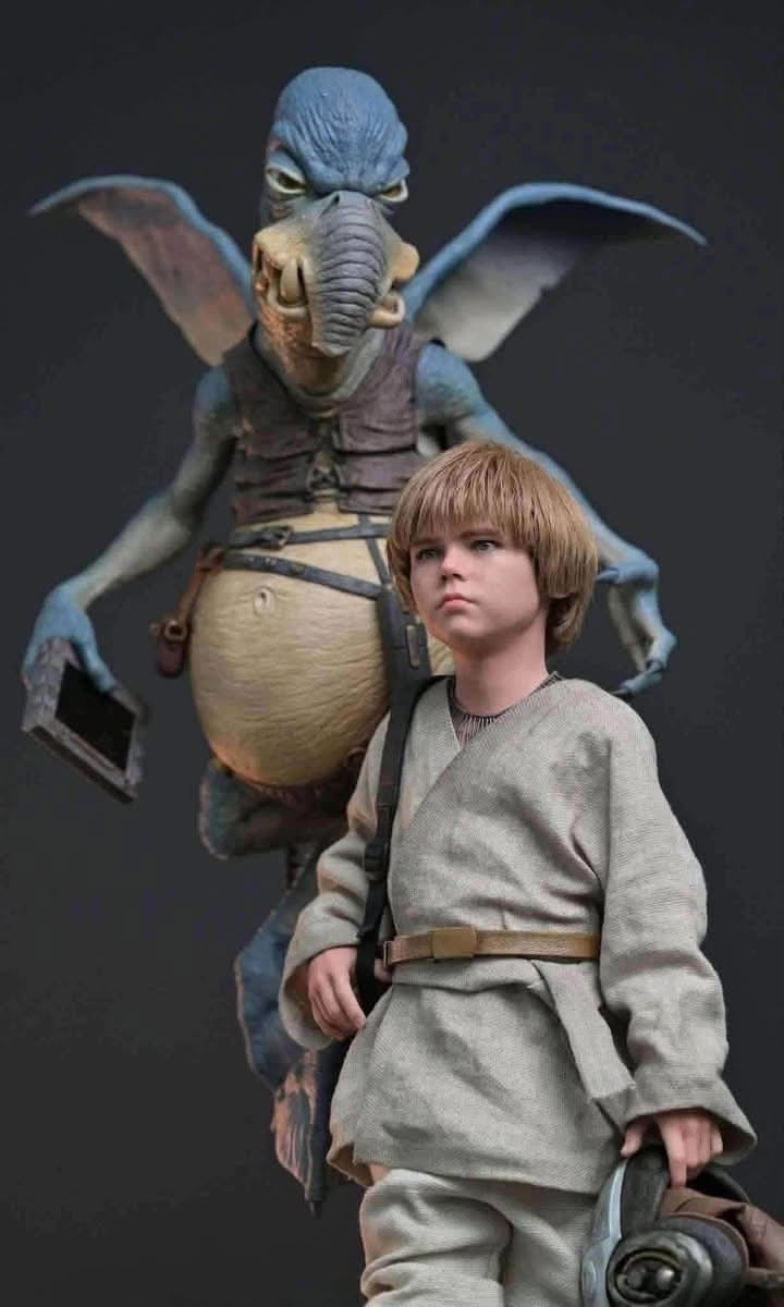 Young Anakin Skywalker & Watto Statue by JND Studio