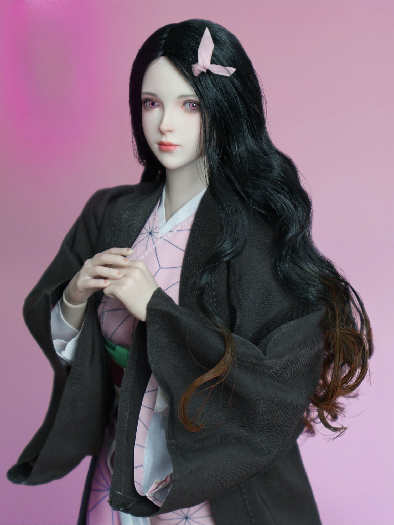 Pre-order 1/6 JKTOYS K-017 Crimson flame Girl Nezuko Cosplay Version Action Figure
