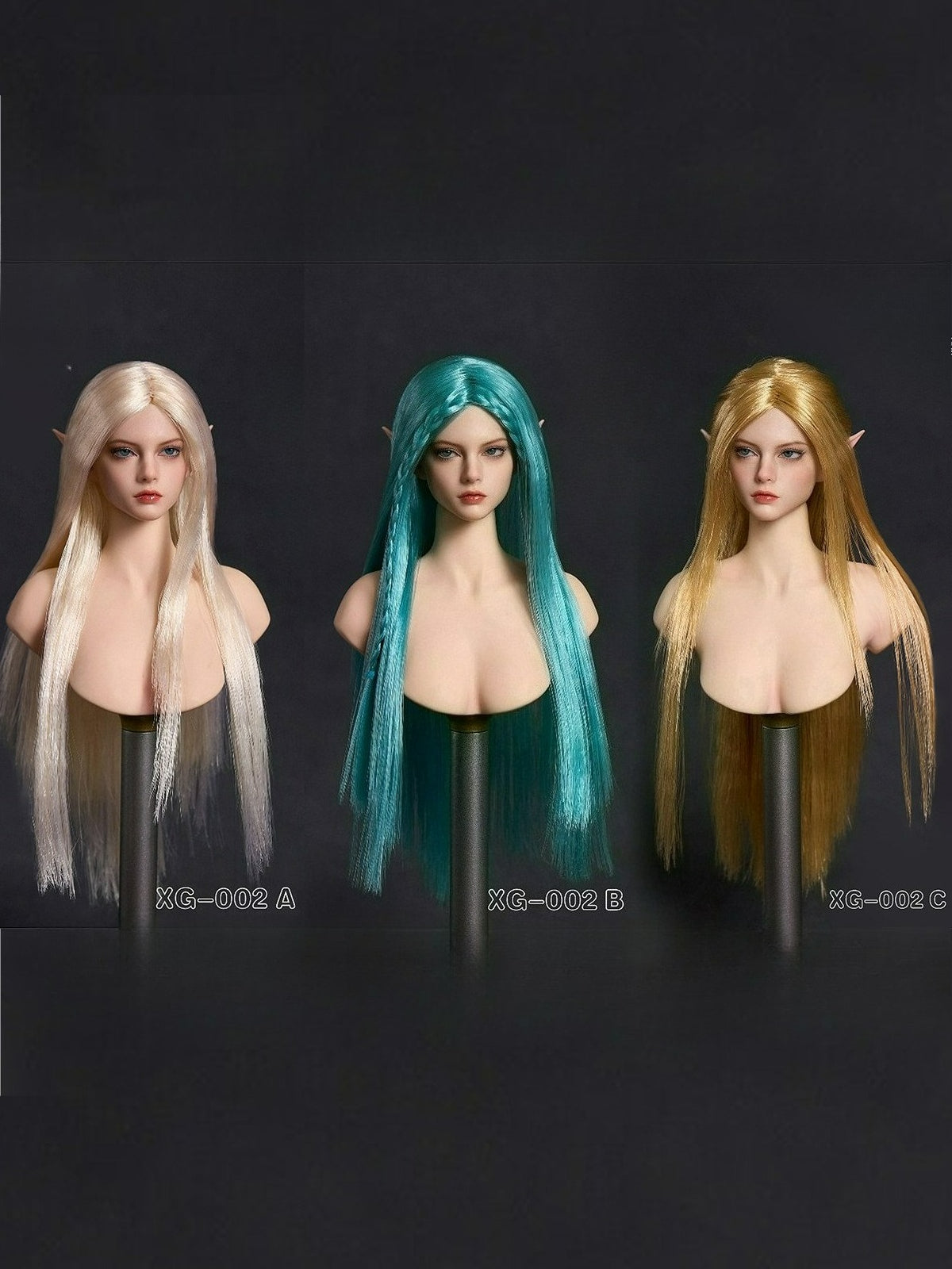 Pre-order 1/6 XG Toys XG-002 Movable Eyes Elf Princess Head Sculpt