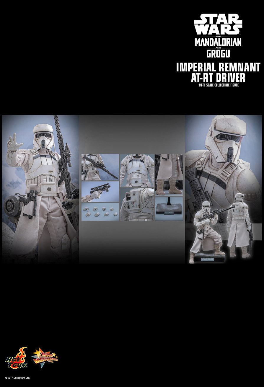 Hottoys Hot Toys 1/6 Scale MMS853 MMS 853 Star Wars The Mandalorian and Grogu - Imperial Remnant AT-RT Driver Action Figure NEW