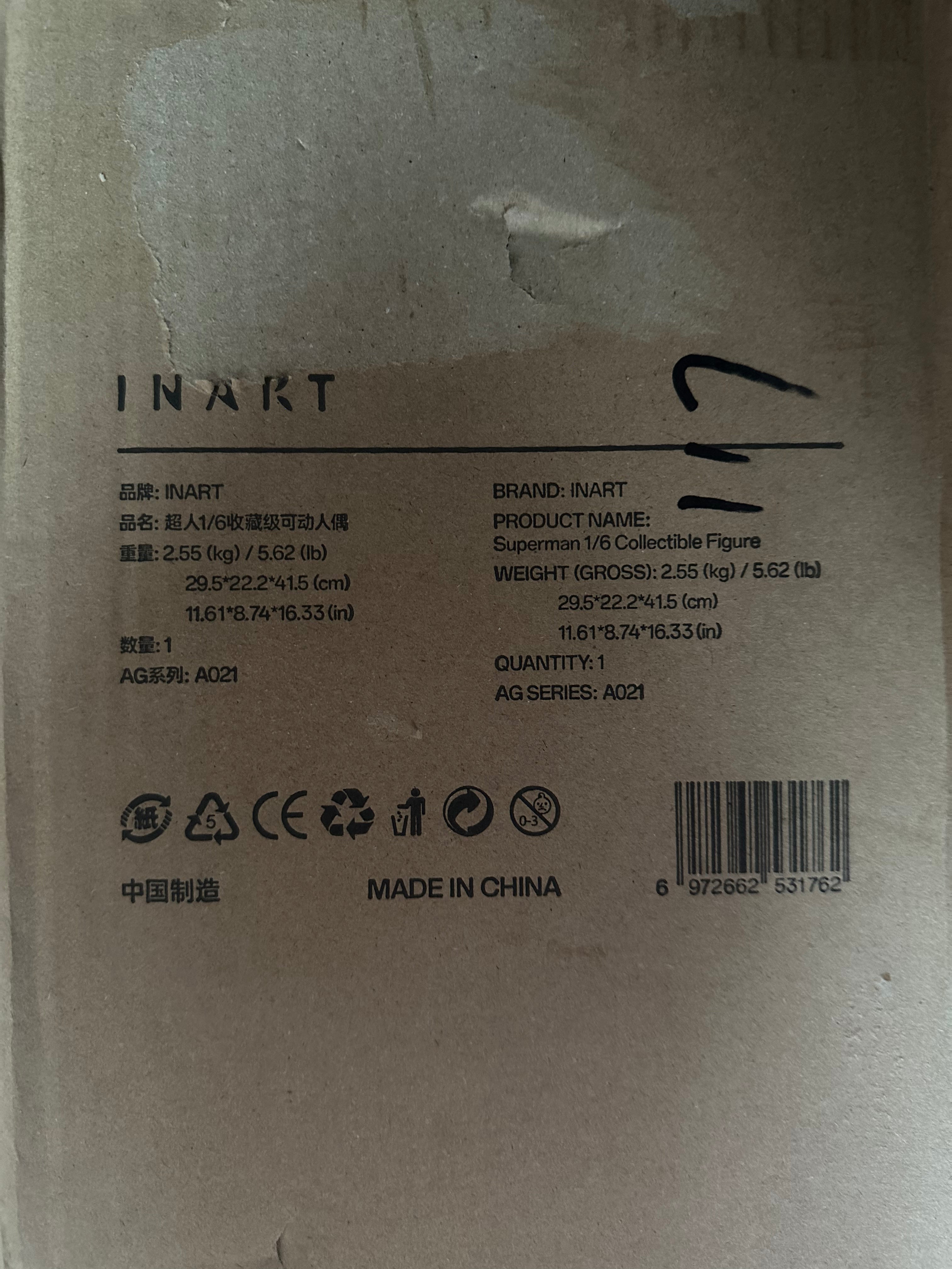 Queen Studios InArt 1/6 Scale A021 Superman (2025) - Superman Action Figure NEW