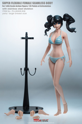 Super Flexible Female Seamless Body (PLLB2020-S36) (Large Bust - Pale) - Boxed Figure