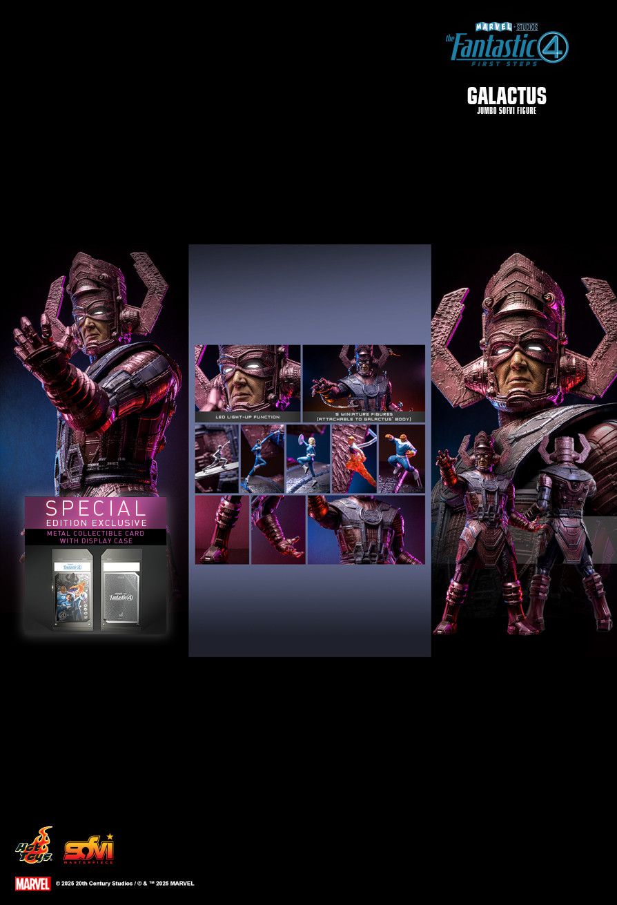 Hottoys Hot Toys SMS001JB The Fantastic Four: First Steps - Galactus Jumbo Sofvi (Special Edition) Figure NEW