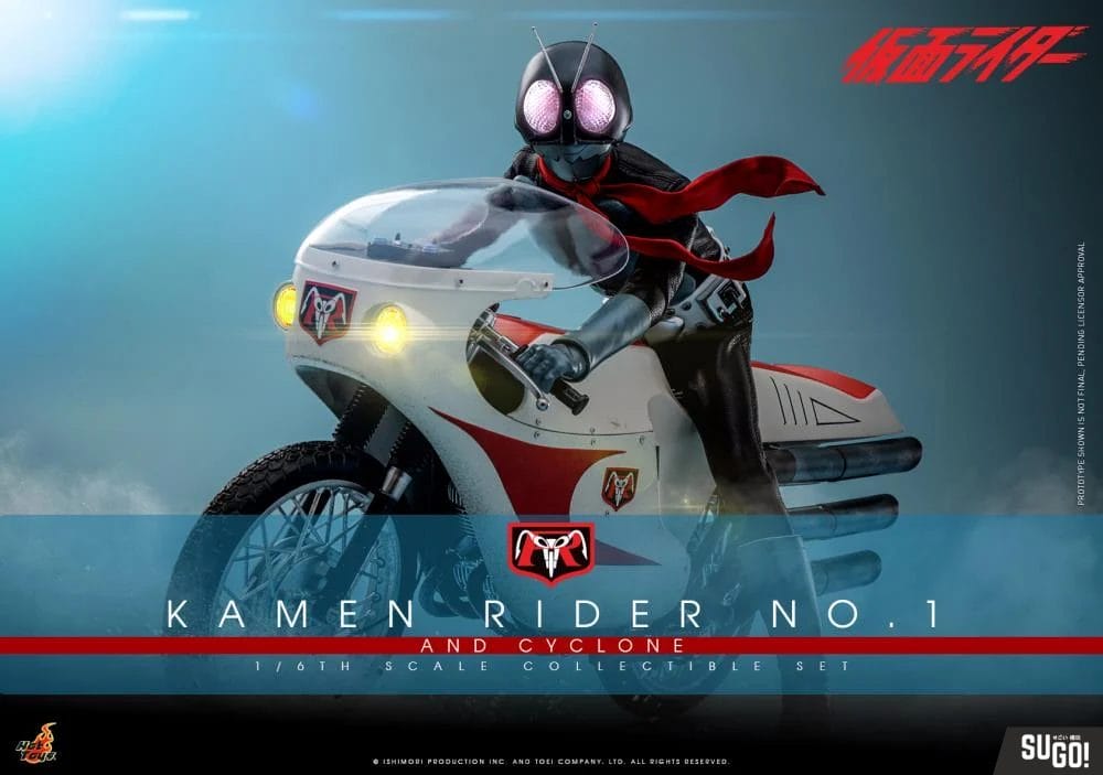Hot Toys Kamen Rider TMS148 Kamen Rider No.1 &#038; Cyclone 1/6 Action Figure