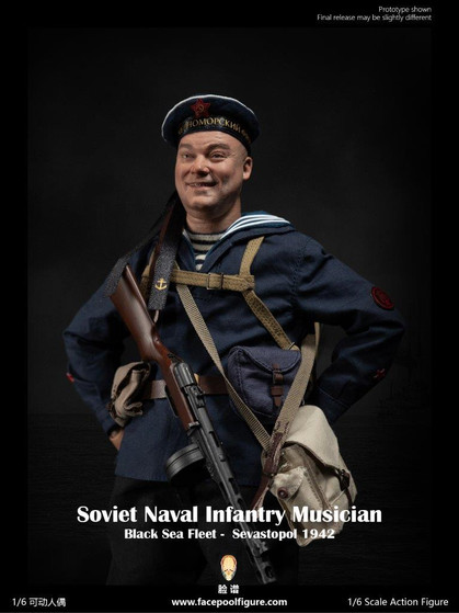 Facepool 1:6 Soviet Naval Infantry Musician Black Sea Fleet Standard Edition Figure [FP-021A]