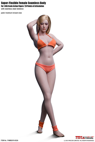 Super Flexible Female Seamless Body (PHMB2019-S32A) (Medium Bust - Pale) - Boxed Figure