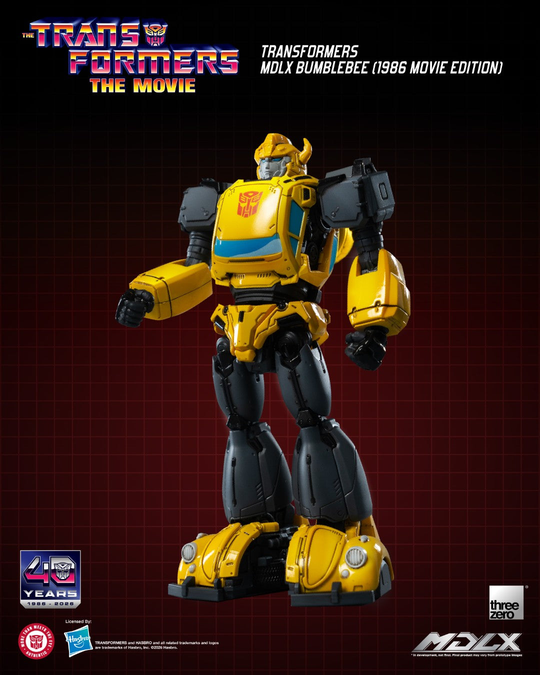 [PREORDER] MDLX Bumblebee (1986 Movie Edition) - Transformers