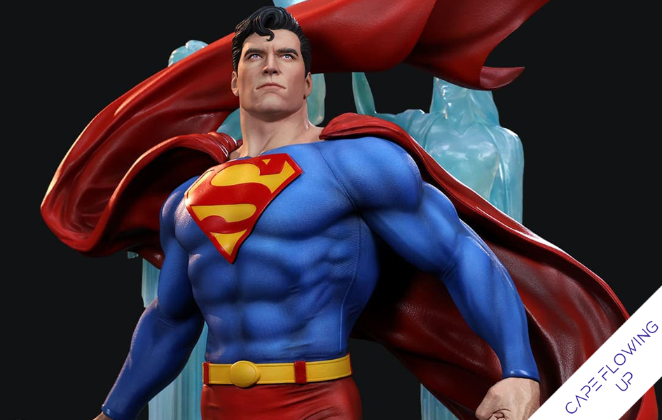 Superman Birth of Hope (S Cape Flowing Up) Statue